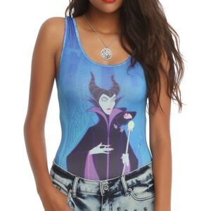 Hot Topic Disney Maleficent Bodysuit  Small